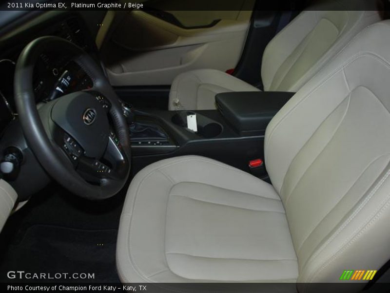 Platinum Graphite / Beige 2011 Kia Optima EX