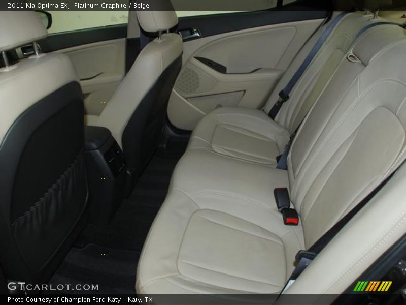 Platinum Graphite / Beige 2011 Kia Optima EX