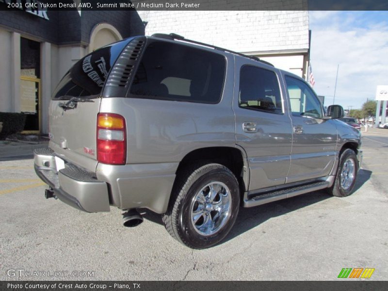 Summit White / Medium Dark Pewter 2001 GMC Yukon Denali AWD