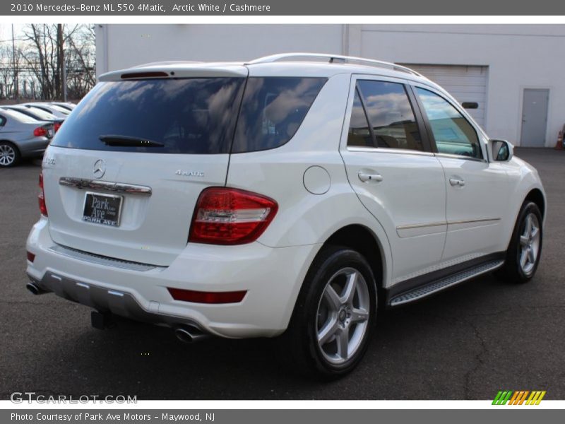 Arctic White / Cashmere 2010 Mercedes-Benz ML 550 4Matic