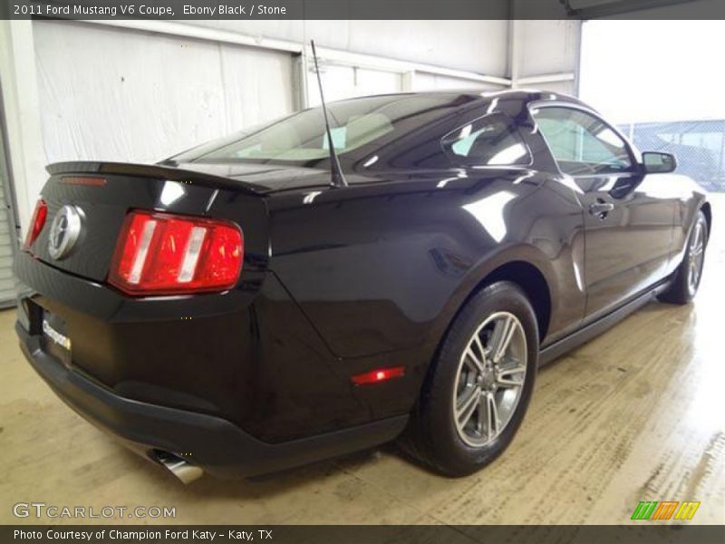 Ebony Black / Stone 2011 Ford Mustang V6 Coupe