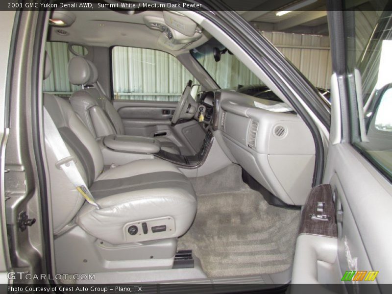 Summit White / Medium Dark Pewter 2001 GMC Yukon Denali AWD