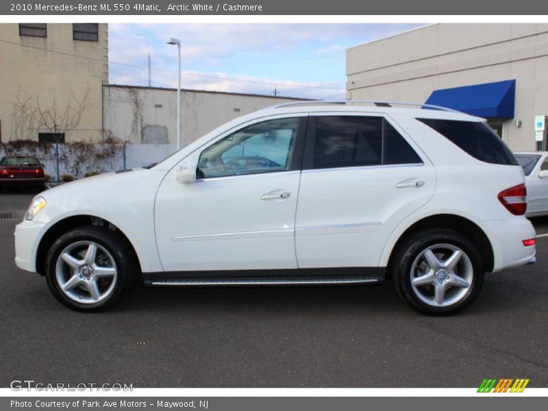 2010 ML 550 4Matic Arctic White