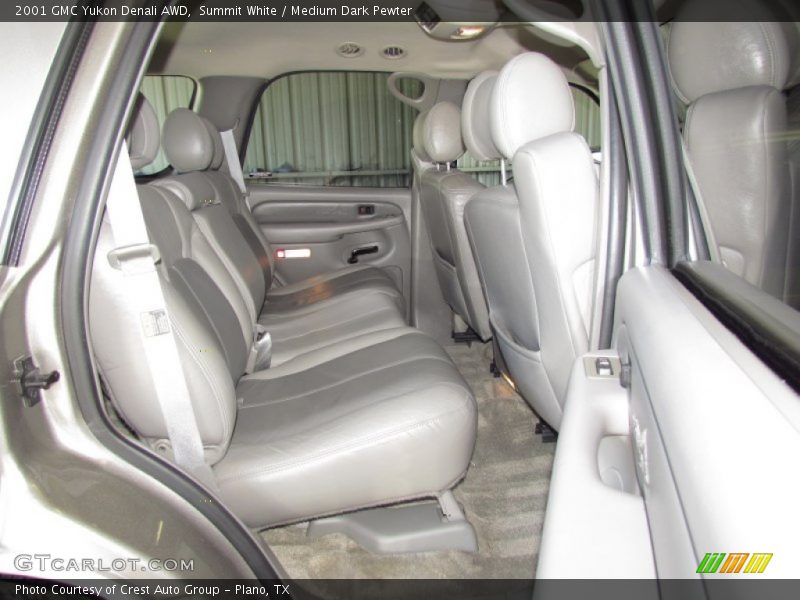 Summit White / Medium Dark Pewter 2001 GMC Yukon Denali AWD