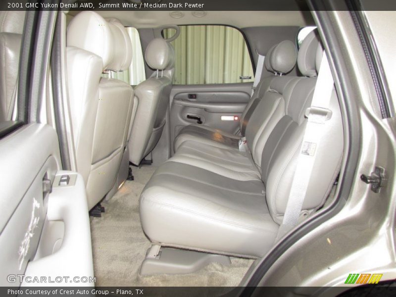 Summit White / Medium Dark Pewter 2001 GMC Yukon Denali AWD