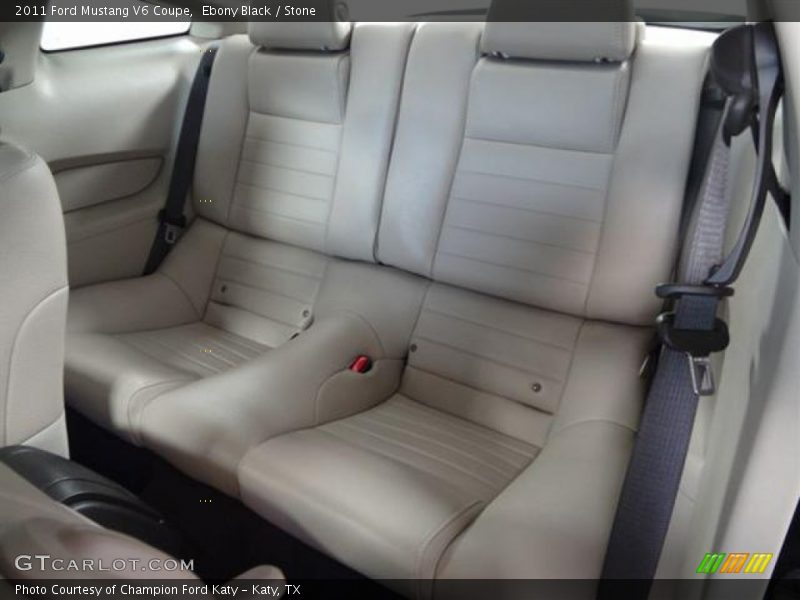 Ebony Black / Stone 2011 Ford Mustang V6 Coupe