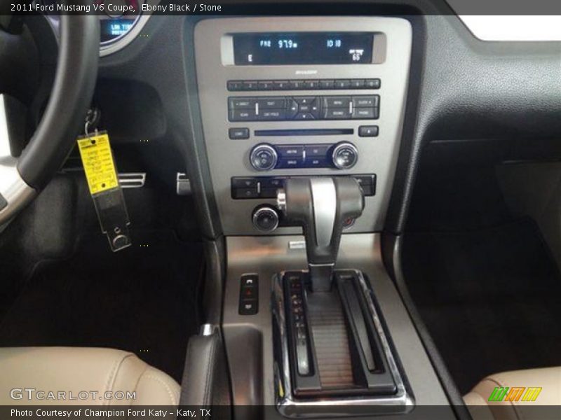 Ebony Black / Stone 2011 Ford Mustang V6 Coupe