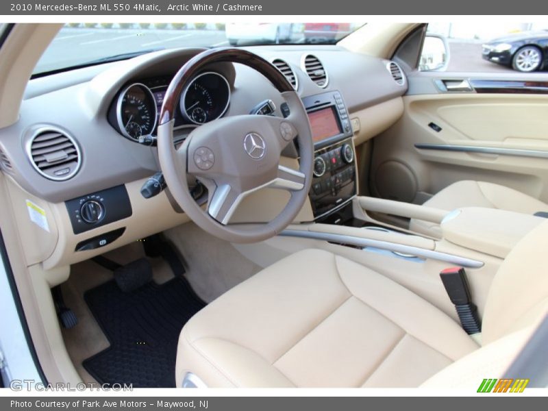  2010 ML 550 4Matic Cashmere Interior