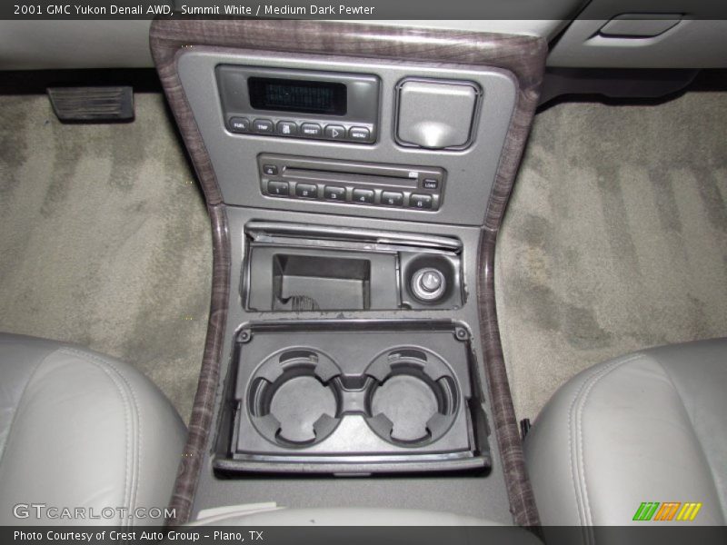 Summit White / Medium Dark Pewter 2001 GMC Yukon Denali AWD