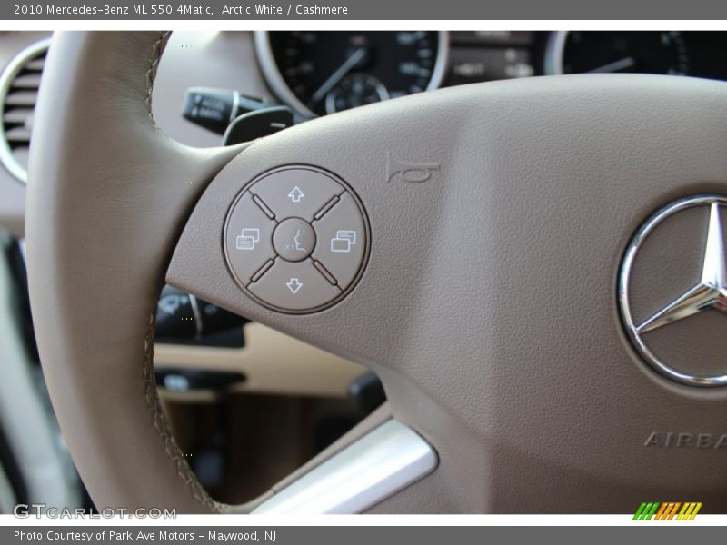 Controls of 2010 ML 550 4Matic