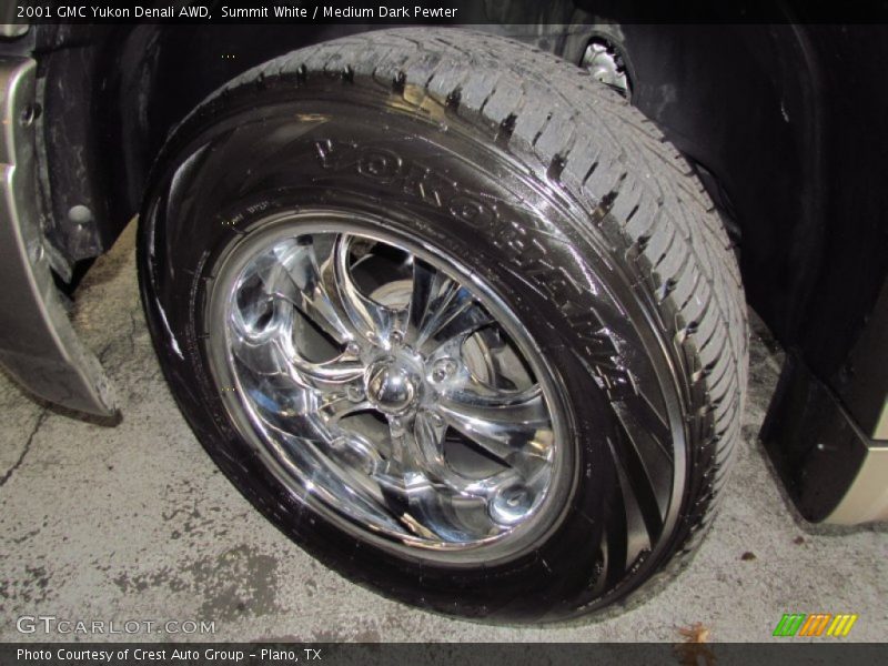 Summit White / Medium Dark Pewter 2001 GMC Yukon Denali AWD