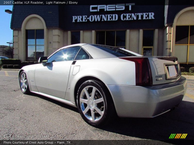 Light Platinum / Ebony 2007 Cadillac XLR Roadster