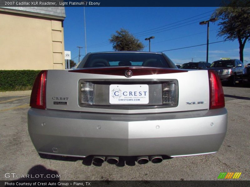 Light Platinum / Ebony 2007 Cadillac XLR Roadster