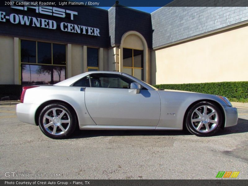 Light Platinum / Ebony 2007 Cadillac XLR Roadster