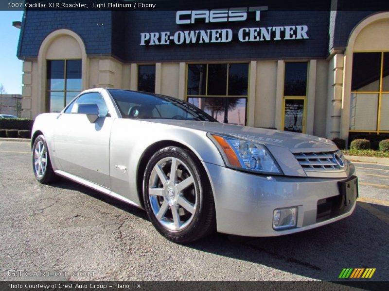 Light Platinum / Ebony 2007 Cadillac XLR Roadster