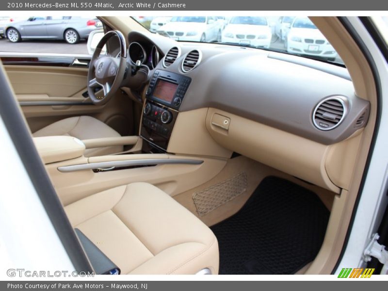 Dashboard of 2010 ML 550 4Matic