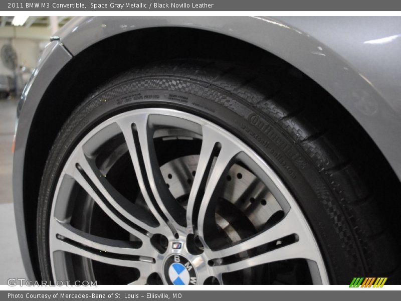 Space Gray Metallic / Black Novillo Leather 2011 BMW M3 Convertible