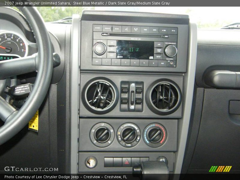 Steel Blue Metallic / Dark Slate Gray/Medium Slate Gray 2007 Jeep Wrangler Unlimited Sahara