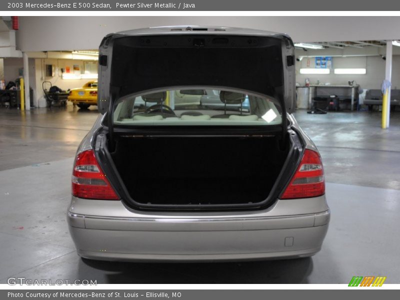 Pewter Silver Metallic / Java 2003 Mercedes-Benz E 500 Sedan