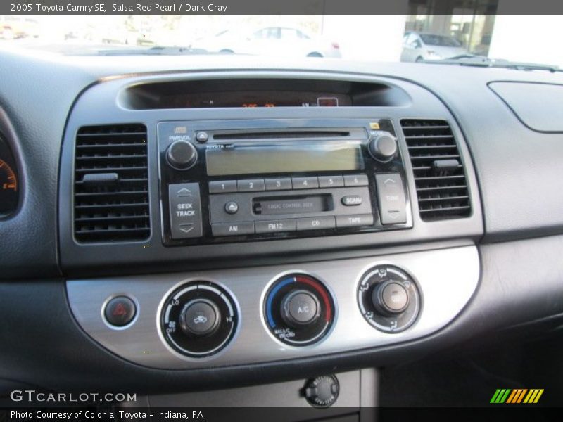 Salsa Red Pearl / Dark Gray 2005 Toyota Camry SE