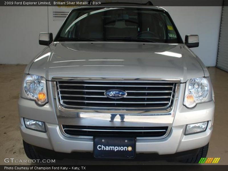 Brilliant Silver Metallic / Black 2009 Ford Explorer Limited