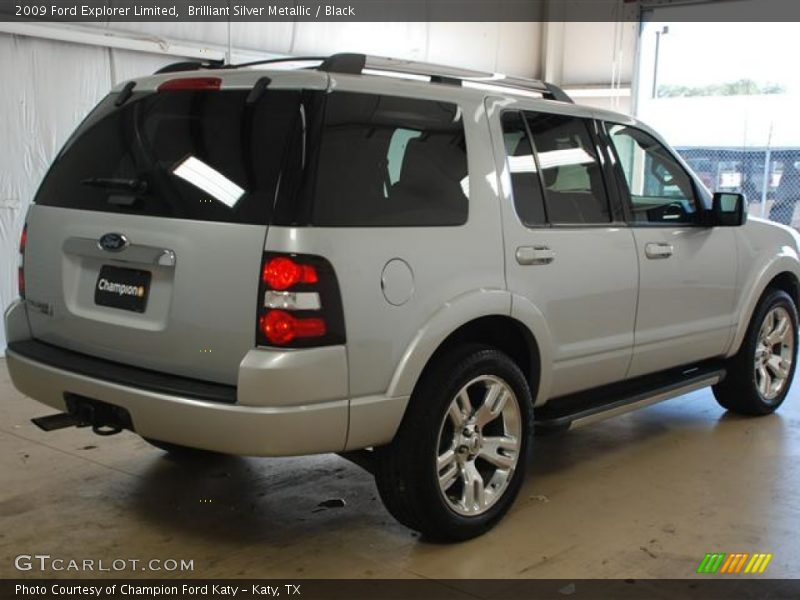 Brilliant Silver Metallic / Black 2009 Ford Explorer Limited