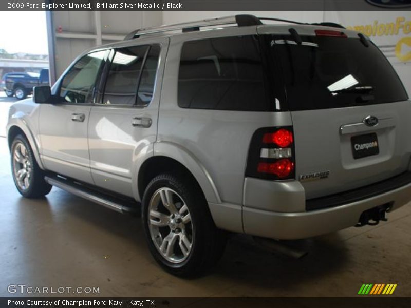 Brilliant Silver Metallic / Black 2009 Ford Explorer Limited