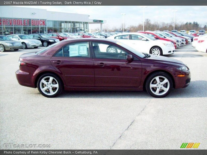 Dark Cherry Mica / Gray 2007 Mazda MAZDA6 i Touring Sedan