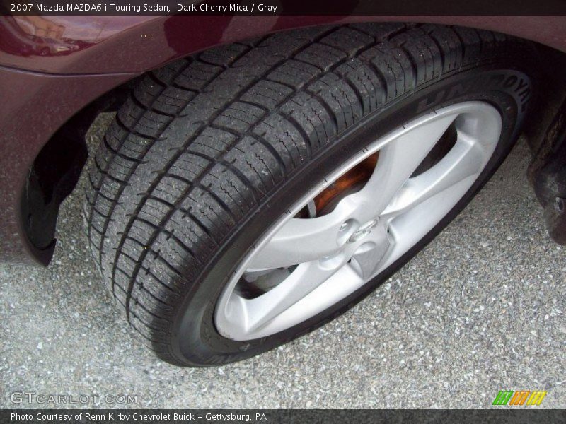 Dark Cherry Mica / Gray 2007 Mazda MAZDA6 i Touring Sedan