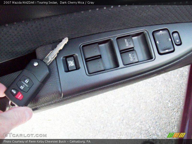 Dark Cherry Mica / Gray 2007 Mazda MAZDA6 i Touring Sedan