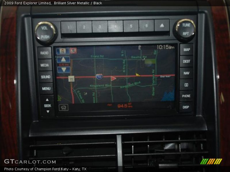 Navigation of 2009 Explorer Limited