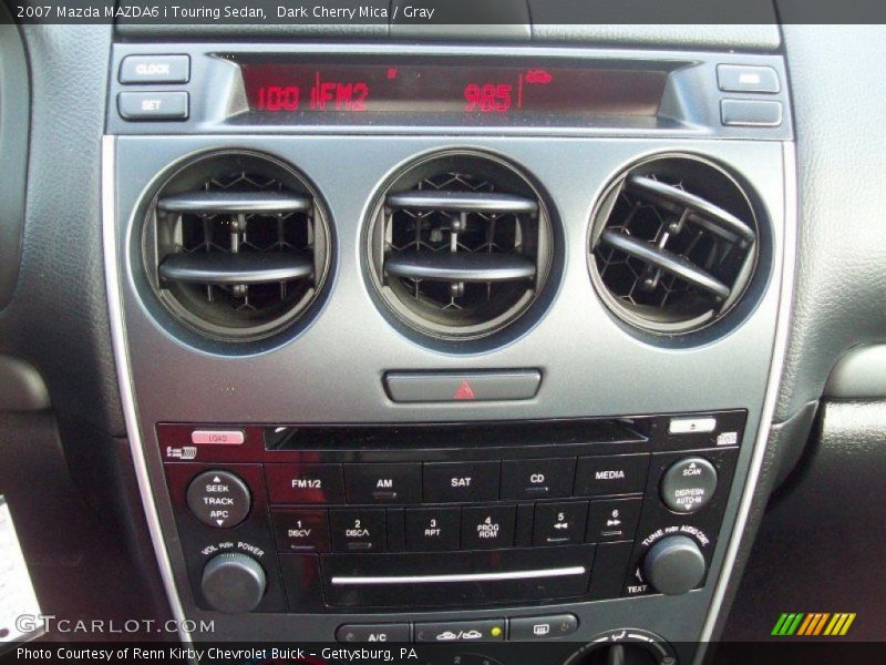 Dark Cherry Mica / Gray 2007 Mazda MAZDA6 i Touring Sedan