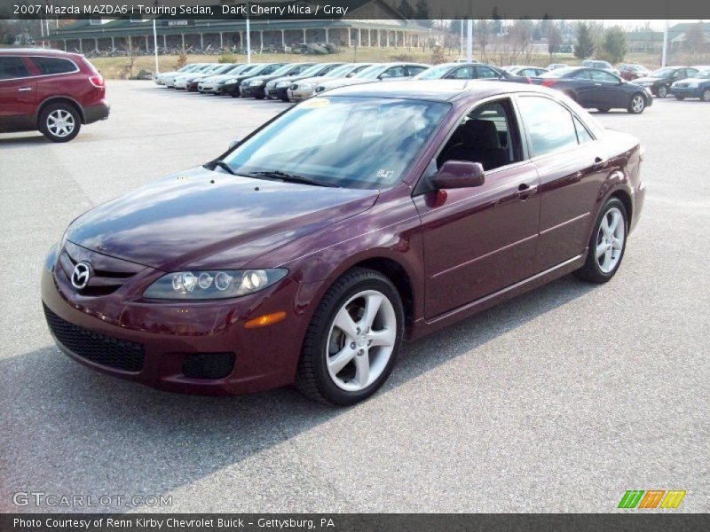 Dark Cherry Mica / Gray 2007 Mazda MAZDA6 i Touring Sedan