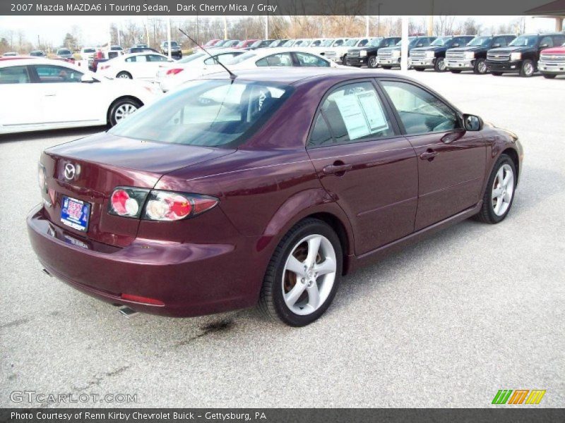 Dark Cherry Mica / Gray 2007 Mazda MAZDA6 i Touring Sedan