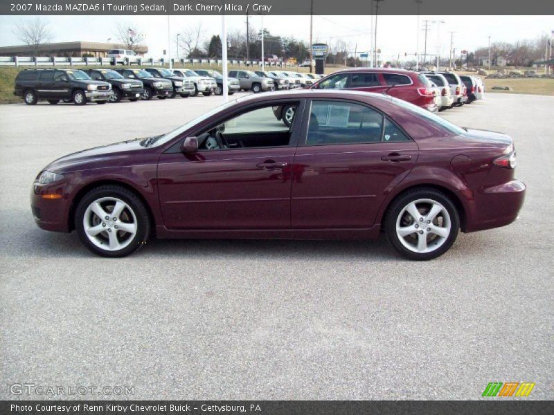 Dark Cherry Mica / Gray 2007 Mazda MAZDA6 i Touring Sedan