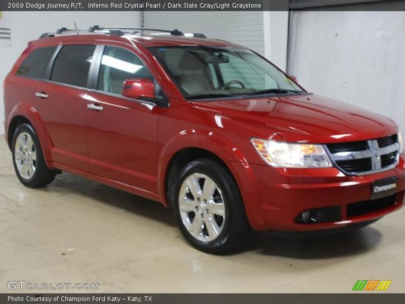 Inferno Red Crystal Pearl / Dark Slate Gray/Light Graystone 2009 Dodge Journey R/T