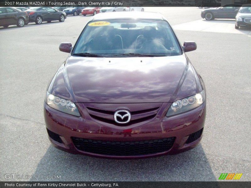 Dark Cherry Mica / Gray 2007 Mazda MAZDA6 i Touring Sedan