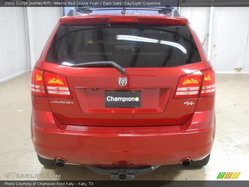 Inferno Red Crystal Pearl / Dark Slate Gray/Light Graystone 2009 Dodge Journey R/T