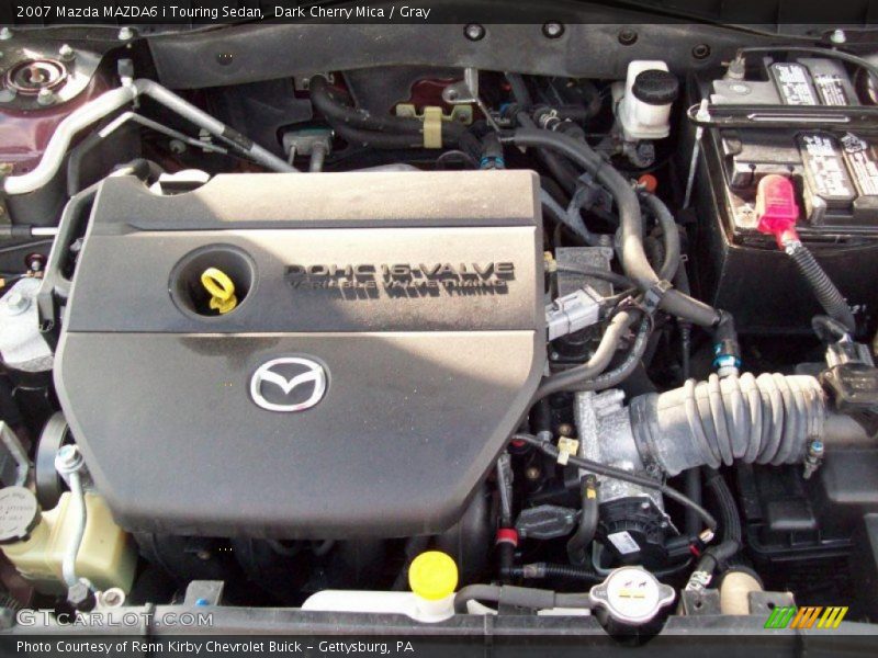 Dark Cherry Mica / Gray 2007 Mazda MAZDA6 i Touring Sedan