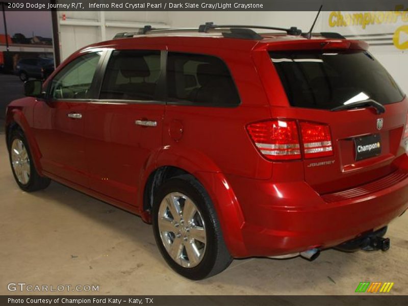 Inferno Red Crystal Pearl / Dark Slate Gray/Light Graystone 2009 Dodge Journey R/T