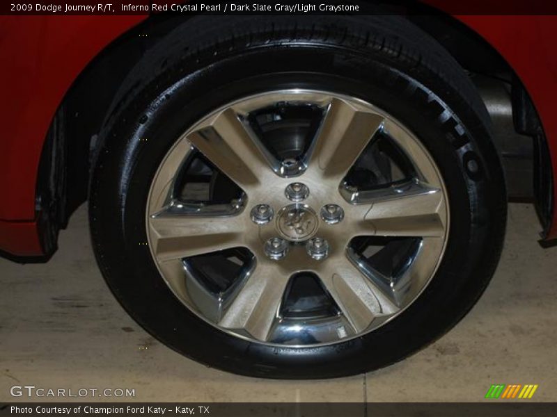Inferno Red Crystal Pearl / Dark Slate Gray/Light Graystone 2009 Dodge Journey R/T