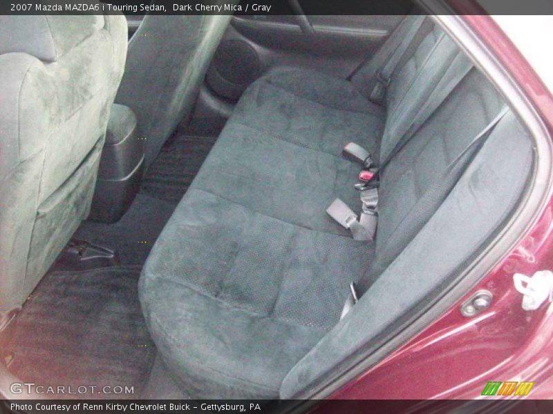 Dark Cherry Mica / Gray 2007 Mazda MAZDA6 i Touring Sedan
