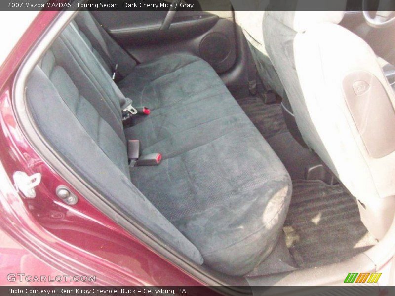 Dark Cherry Mica / Gray 2007 Mazda MAZDA6 i Touring Sedan