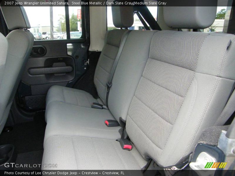 Steel Blue Metallic / Dark Slate Gray/Medium Slate Gray 2007 Jeep Wrangler Unlimited Sahara