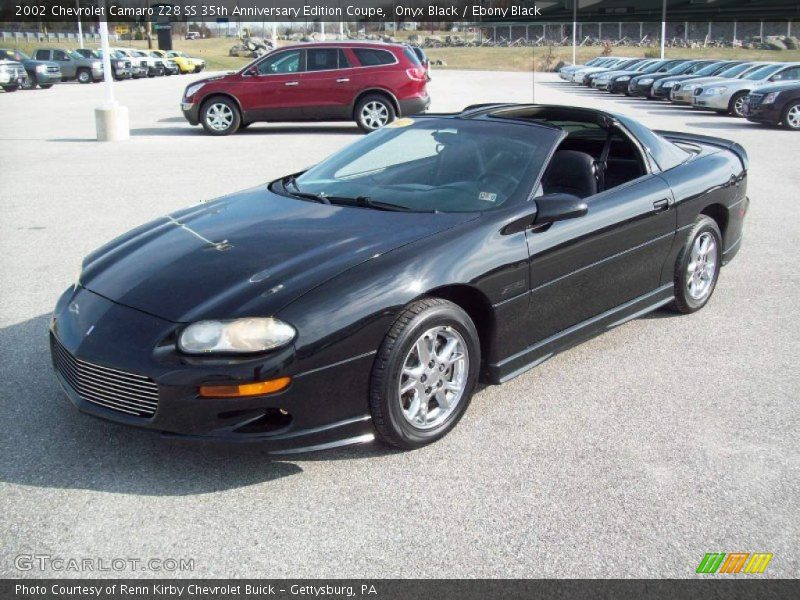 Onyx Black / Ebony Black 2002 Chevrolet Camaro Z28 SS 35th Anniversary Edition Coupe