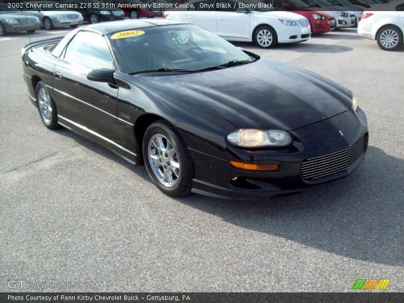 Onyx Black / Ebony Black 2002 Chevrolet Camaro Z28 SS 35th Anniversary Edition Coupe