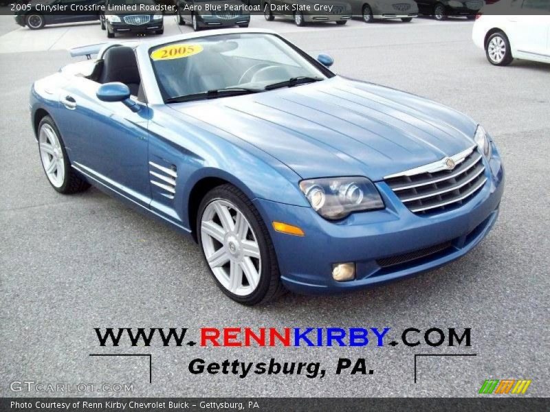 Aero Blue Pearlcoat / Dark Slate Grey 2005 Chrysler Crossfire Limited Roadster
