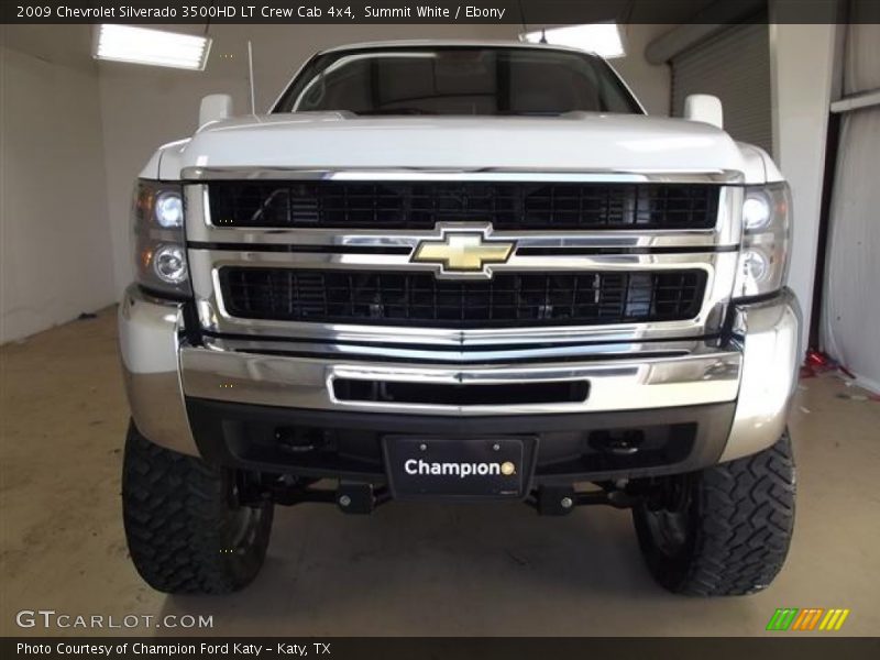 Summit White / Ebony 2009 Chevrolet Silverado 3500HD LT Crew Cab 4x4