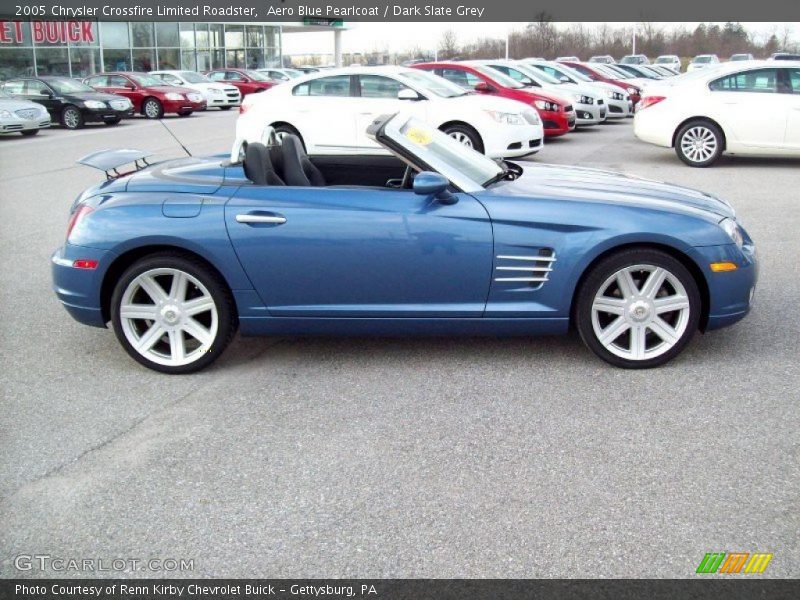 Aero Blue Pearlcoat / Dark Slate Grey 2005 Chrysler Crossfire Limited Roadster