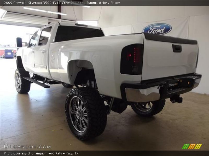 Summit White / Ebony 2009 Chevrolet Silverado 3500HD LT Crew Cab 4x4